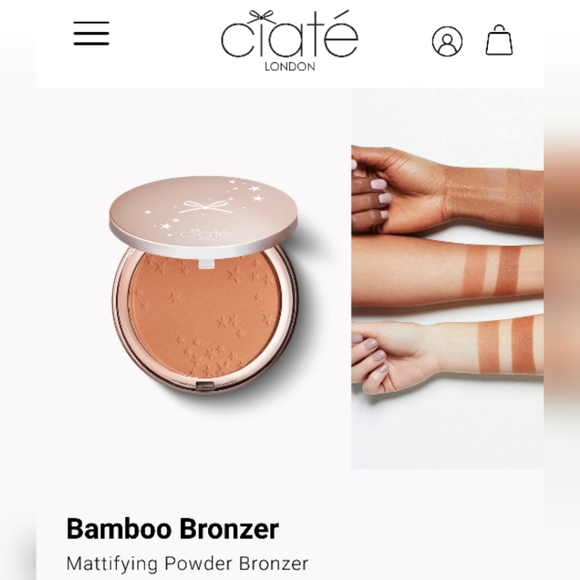 Ciate Bamboo Bronzer Mattifying Powder Bronzer - Picture 1 of 12